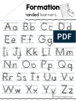 Handwriting For Left and Right Handed