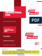 Semestral Uni - Álgebra Semana 02