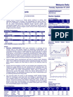 Malaysia Daily: Underweight Sector Update