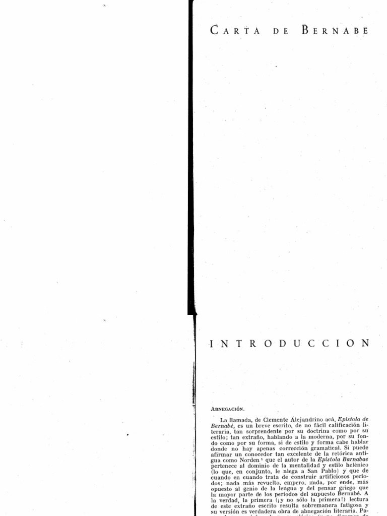 Carta de Bernabe, de Daniel Ruiz Bueno en Padres Apostolicos PDF Jesús