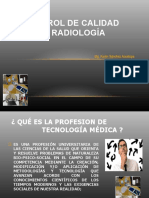 Control de  calidad en radiología