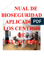 Manual de Bioseguridad Aplicado A Los Centros de Peluqueria