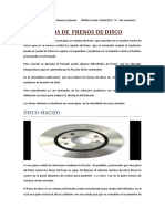 Tipos de Frenos de Disco