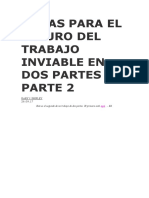 Notas para El Futuro Del Trabajo Inviable en Dos Partes - Parte 2 Gary J. Shipley