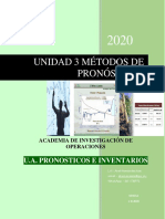 Unidad 3 Métodos de Pronósticos