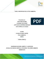 Fase 1 Importancia de La Ética Ambiental