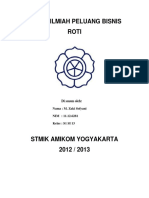 Karya Ilmiah Peluang Bisnis Roti