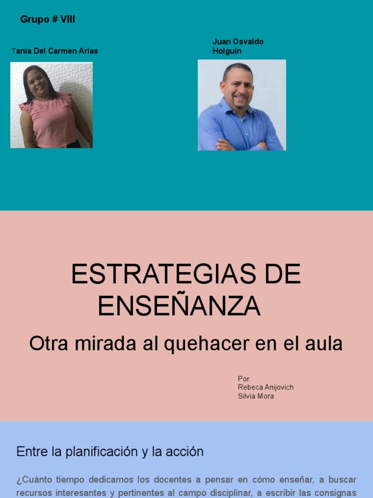 Estrategias de enseñanza efectivas | PDF | Aprendizaje | Maestros