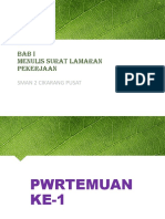 Materi Surat Lamaran Pekerjaan