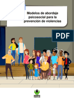 Modelos de Abordaje Psicosocial para La Prevención de Violencias