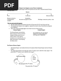 HISTORY CLASS XI - An Empire Across Three Continents