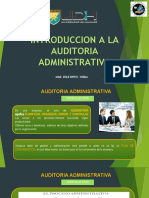 Introduccion A La Auditoria Administrativa: Mag. Díaz Ortiz, Wilder