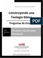 2a. Preguntas de Ensayo, Construyendo Una Teología Bíblica