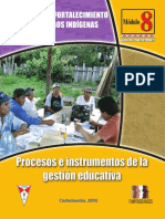 Procesos e Instrumentos de La Gestión Educativa