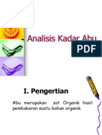 Analisa Kadar Abu