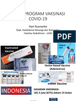 Prof DR Hari Kusnanto - Pasca Program Vaksinasi Covid 19