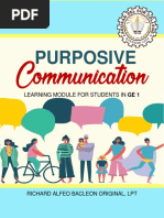 Purposive Communication - Module 3 - WM