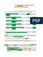 Formato de Minuta SAC con directorio efectivo