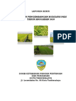 Laporan Akhir Kegiatan Pengembangan Budidaya Padi 2020