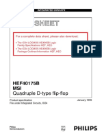Data Sheet: HEF40175B MSI