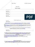 Table of Contents Template Word 03