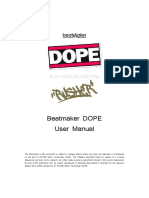 User Manual Beatmaker DOPE - RE