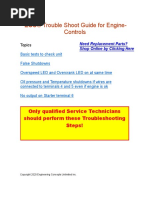 ECU® Trouble Shoot Guide For Engine-: Controls