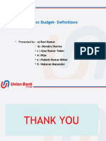 budget presentation