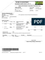 Income Tax Payment Receipt