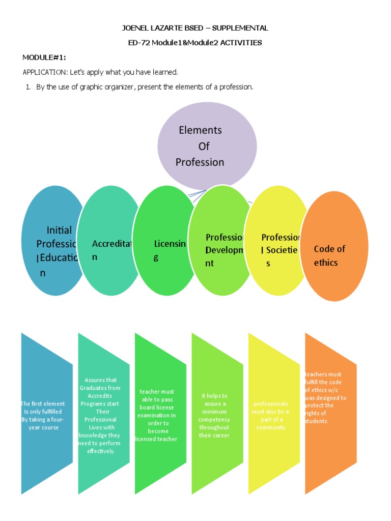 Elements of Profession Initial Professiona L Educatio N PDF