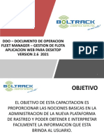 Manual de Operacion Plataforma Fleet Manager - Gestion Flota - WEB APPLICATION Ver2.0