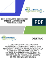 Manual de Operacion Del Modulo de Mantenimiento en Fleet Manager