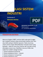 Pertemuan 5 Simulasi Antrian