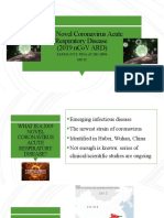 2019 Novel Coronavirus Acute Respiratory Disease