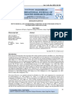 Phytochemical and Antimicrobial Screening of The Stem Bark Extracts Ofpterocarpus Erinaceus (Poir)