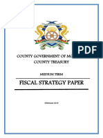 Mombasa County CFSP 2019