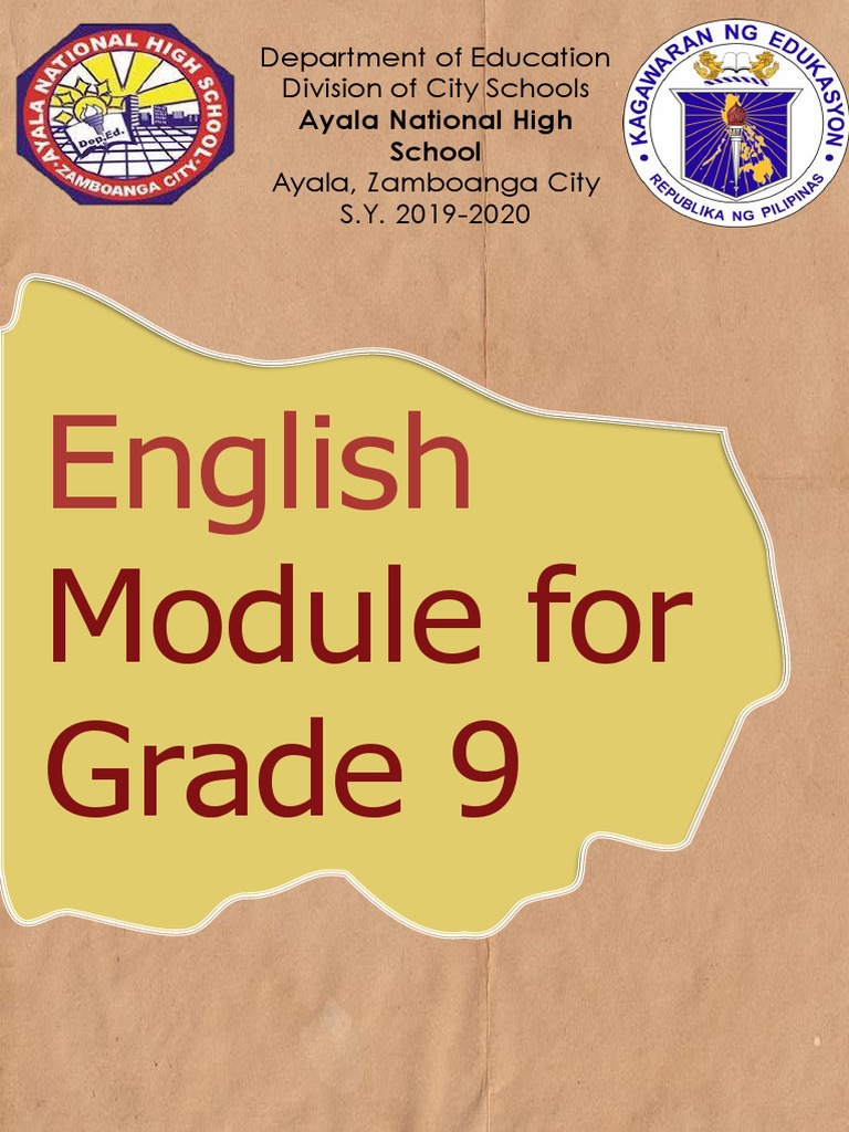 Module On Modals For Grade 9 Pdf Learning Cognition