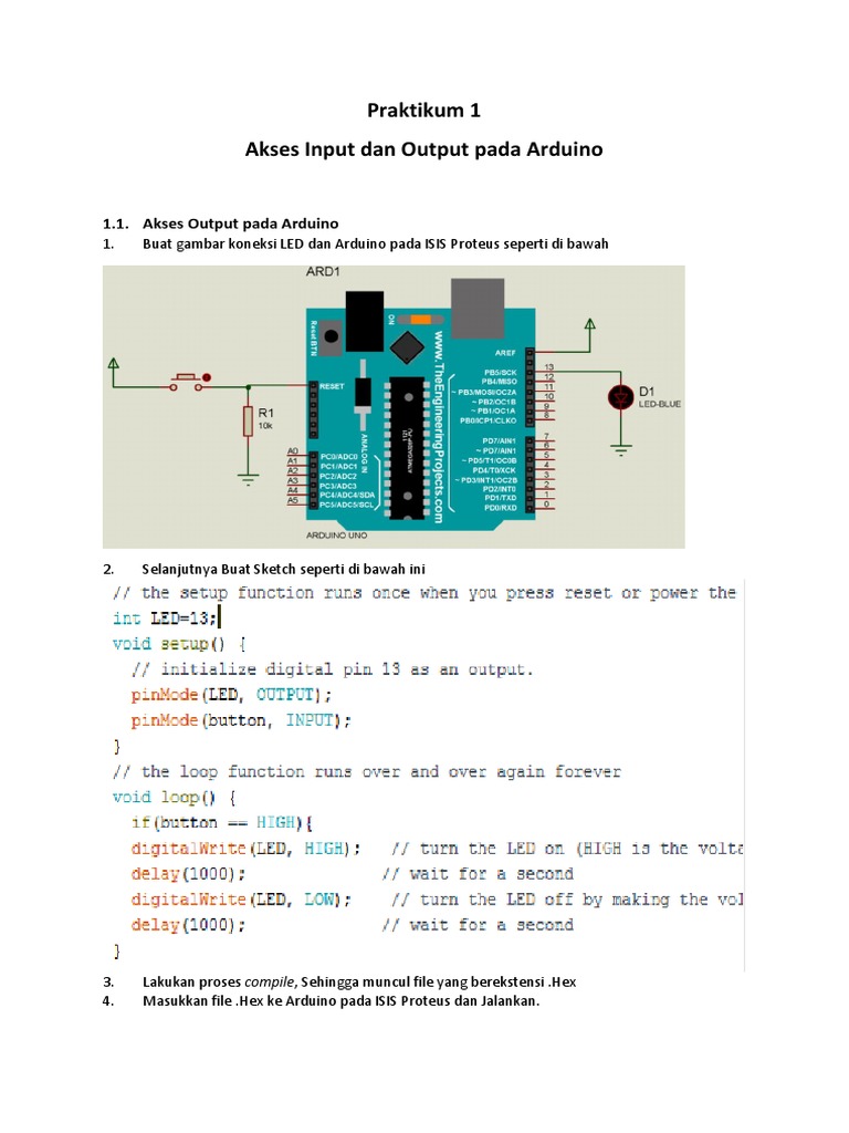 Praktikum 1 Embedded System PDF