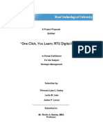 "One Click, You Learn: RTU Digital Library": A Project Proposal Entitled