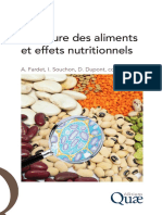 Extrait Structure Des Aliments Et Effets Nutritionn