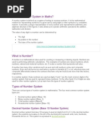 What Is Number System in Maths?