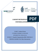 Cardiff Metropolitian University Universal Business School