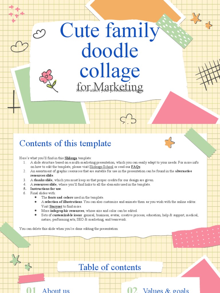 Cute Family Doodle Collage: For Marketing | PDF | Planets | Jupiter
