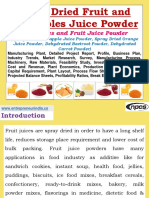 Spray Dried Fruit and Vegetables Juice Powder - 702397