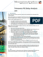 p6 Delay Analysis Techniques