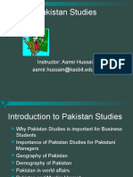 Pakistan Studies: Instructor: Aamir Hussain Aamir - Hussain@kasbit - Edu.pk