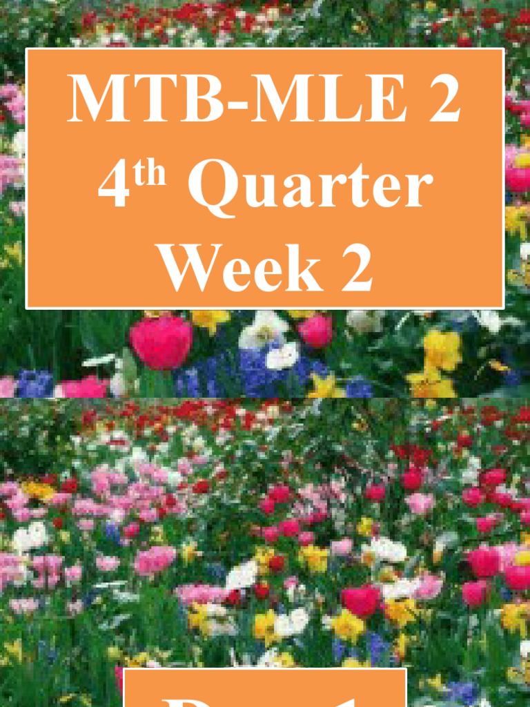 MTB 4th Quarter Week 2 | PDF