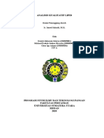 Daniel Juliansen Sitorus (190305001) - Michael Paskah Joshua Ricardo (190305006) - Ghea Iga Adami (190305036) - Laporan Analisis Kualitatif Lipid