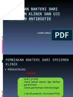 Pembiakan Bakteri Dari Spesimen Klinik Dan Uji Kepekaan