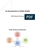 An Introduction To Public Health: MD Sahadat Hossain